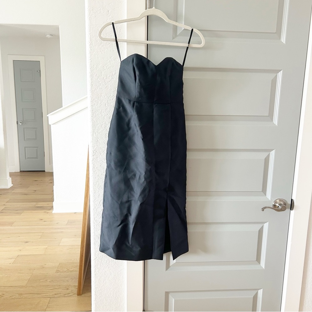 NWT Anthropologie Hutch Slim Bow Back Midi Dress - Picture 2 of 4